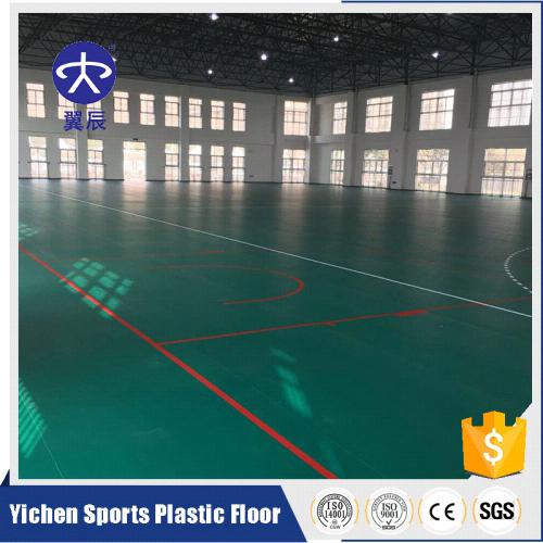 安徽宿州籃球場PVC運動地板，籃球館PVC塑膠地板